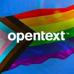 Open text logo